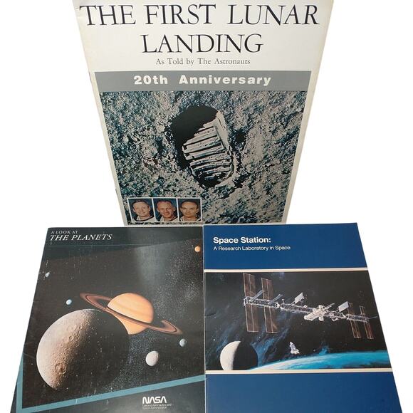 The First Lunar Landing As Told by The Astronauts, Space Station & Planets NASA - Picture 1 of 11